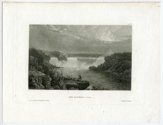 Antique Print-NIAGARA FALLS-USA-CANADA-Meyer-c. 1870