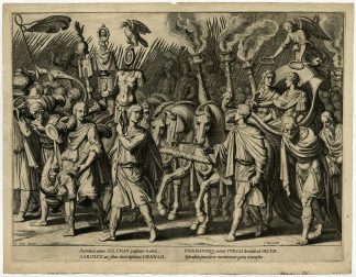 Antique Print-HISTORY-CHARLES V-LIBERATION VIENNA-Tempesta-Boel-1614