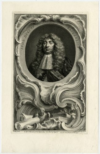 Antique Print-PORTRAIT-JOHN DUKE OF LAUDERDALE-Lely-Houbraken-1740