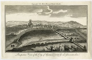 Antique Print-CITY-GLOUCESTERSHIRE-GLOUCESTER-Cooke-ca. 1780