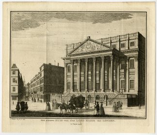 Antique Print-LORD-MAJOR-LONDON-RESIDENCE-Philips-Tirion-c. 1760