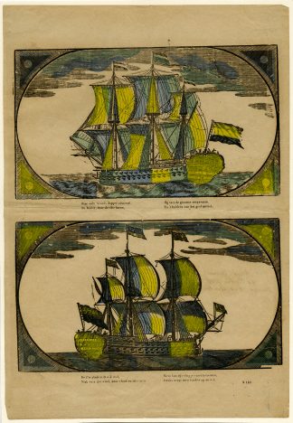 Antique Print-CATCHPENNY-ADMIRAL DE RUYTER-FORTITUDE-WAR SHIPS-Anonymous-c.1880