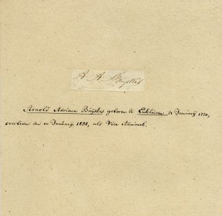 Antique Drawing-ARNOLD ADRAAN BUIJSKES-ORIGINAL SIGNATURE-Anonymous-c. 1820