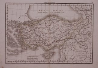 ANTIQUE MAP - ASIA MINOR - TURKEY - DELAMARCHE - 1835