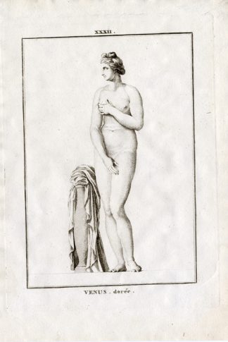 Antique Print-ROMAN GODS-VENUS-GOLDEN-LOVE-1810