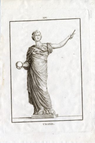 Antique Print-MYTHOLOGY-GREEK GODS-URANIE-URANUS-1810