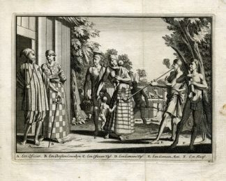 ANTIQUE PRINT-NATIVES-GUINEA-SIERRA LEONE-vd Aa-1708