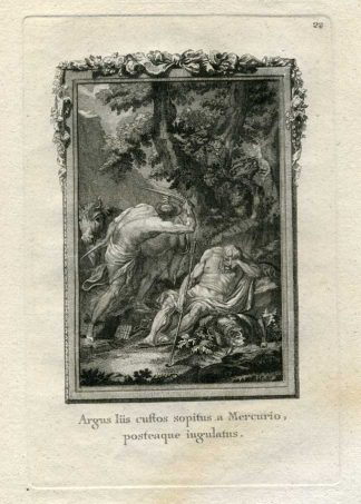 Antique Print-MYTHOLOGY-MERCURIUS-HERMES-ARGUS-1799