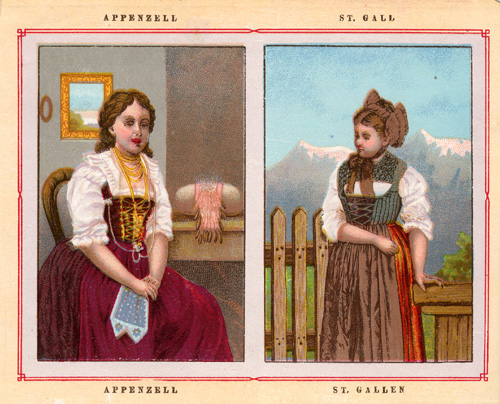 Ebv0006 416x336 Antique Costume Print-APPENZELL-GALLEN-SWITZERLAND-1892