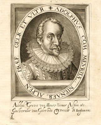 Antique Print-ADOLF VAN NIEUWENAAR-COUNT OF MOERS-80 YEARS WAR-Van Meteren-1618
