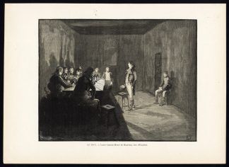 Antique Print-LOUIS ANTOINE HENRI DE BOURBON-DUC D'ENGHIEN-Revue Illustre-1890