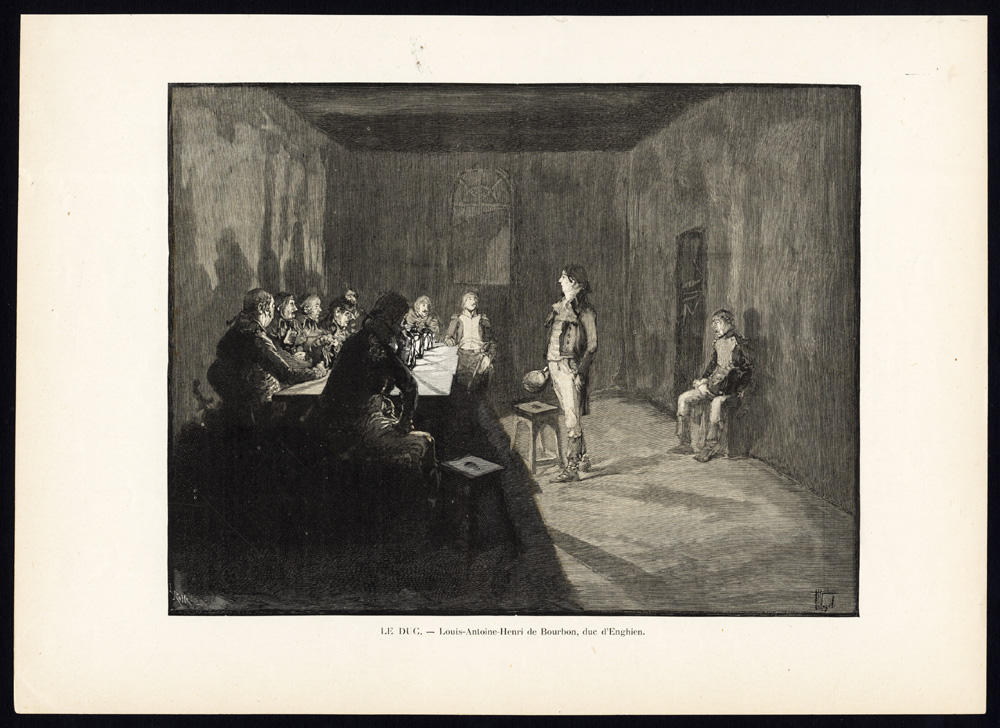 , Antique Print-LOUIS ANTOINE HENRI DE BOURBON-DUC D’ENGHIEN-Revue Illustre-1890, Pictura Antique Prints
