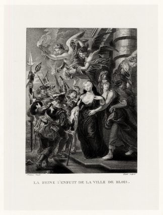 Antique Print-RUBENS-MARIA DE MEDICI-EXILE-BLOIS-Duthe-1873