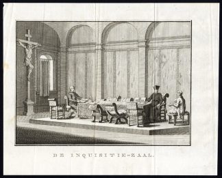 Antique Print-INQUISITION ROOM-Hurd-1785