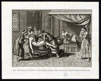Antique Print-DYING PARSI-GUEBER-INDIA-ZOROASTRIANS-DOG-SOUL-Hurd-1785
