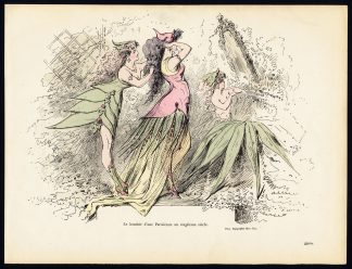 Antique Print-PARIS-FRANCE-20th C DRESS-COSTUME-Gillot-Alfred Grevin-1865