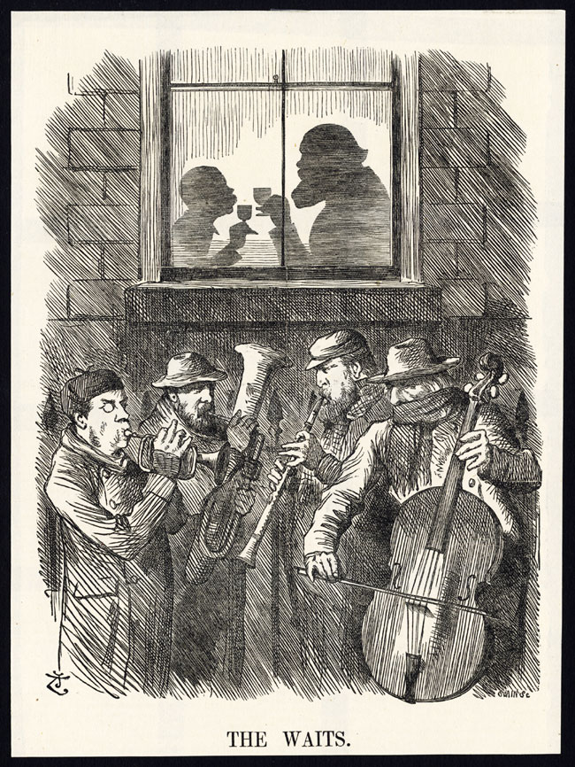 , Antique Print-STREET MUSICIAN-PLAYING MUSIC-Swain-1880, Pictura Antique Prints