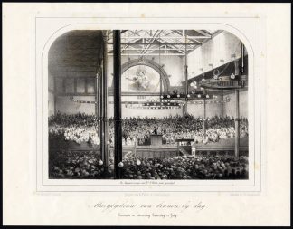 Antique Print-CONCERT HALL-PLAYING MUSIC-CONDUCTOR-Last-Steuerwald-1855