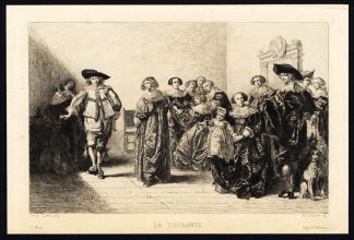 Antique Print-PLAYING MUSIC-CELLO-STRINGED INSTRUMENT-Lalauze-Codde-1881
