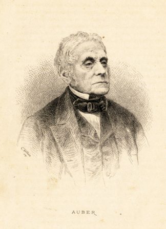 Antique Print-DANIEL FRANCOIS ESPRIT AUBER-COMPOSER-PORTRAIT-Deblois-1870