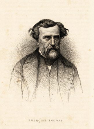 Antique Print-CHARLES LOUIS AMBROISE THOMAS-COMPOSER-PORTRAIT-Deblois-1870