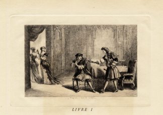 Antique Print-MOLIERE-ACTING-THEATER-PLAY-MISANTHROPE-Houssaye-Hanriot-1880