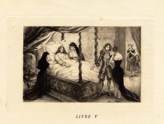 Antique Print-MOLIERE-DEATH-Houssaye-Hanriot-1880