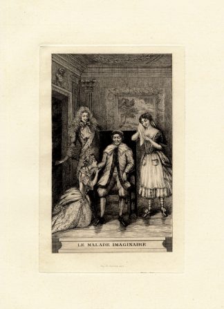 Antique Print-MOLIERE-THEATER-PLAY-ACTOR-BEJART-BEAUVAL-Houssaye-Hanriot-1880