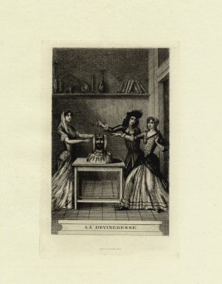 Antique Print-MOLIERE-WIFE-ARMANDE BEJART-ACTRESS-PLAY-THEATER-Houssaye-1880