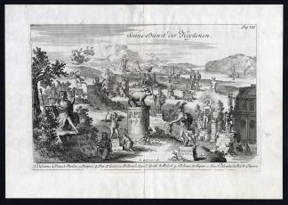 Antique Print-HEATHEN-SUN-WORSHIP-PAN-VENUS-DEITIES-PANTHEON-Decker-Aysma-1685