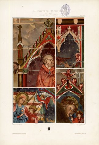 Antique Print-DECORATION-ORNAMENT-FRANCE-PLATE 36-Gelis Didot-Margelidon-1875