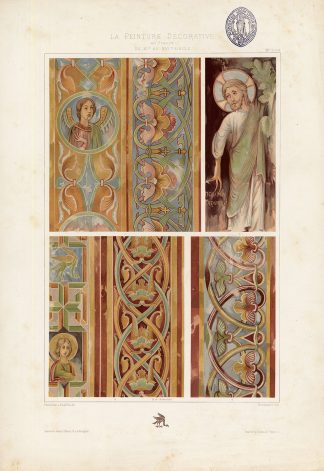 Antique Print-DECORATION-ORNAMENT-FRANCE-PLATE 1-Gelis Didot-Nordmann-1875