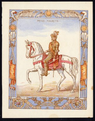 Antique Print-PRINCE OF ORANGE-MAURITS-NASSAU-PORTRAIT-Molkenboer-1910