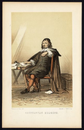 Antique Print-CONSTANTIJN HUYGENS-NETHERLANDS-PORTRAIT-Trap-1880
