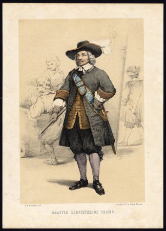 Antique Print-MAARTEN HARPERTSZOON TROMP-ADMIRAL-DUTCH NAVY-Van de Weijer-1877