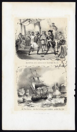 Antique Print-MICHIEL DE RUYTER-SHIP-ADMIRAL-Belinfante-1844