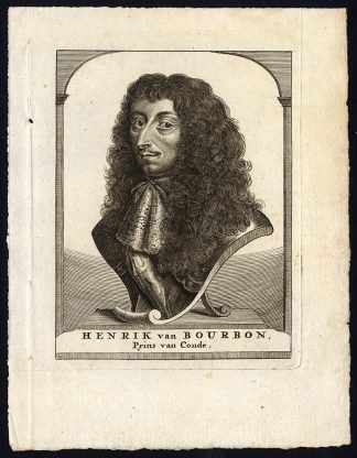 Antique Print-LOUIS HENRY DE BOURBON-PRINCE DE CONDE-PORTRAIT-1750