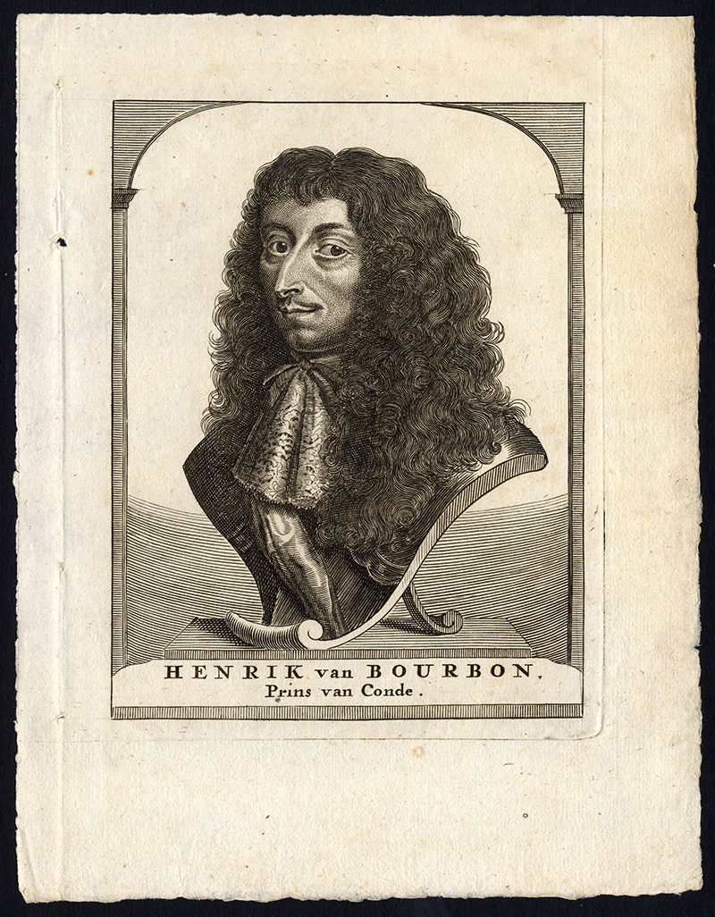 , Antique Print-LOUIS HENRY DE BOURBON-PRINCE DE CONDE-PORTRAIT-1750, Pictura Antique Prints