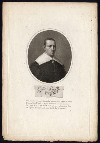 Antique Print-GIJSBERT JAPIKS-JAPICX-FRISIAN WRITER-POET-PORTRAIT-Velyn-1810
