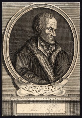 Antique Print-PHILIPP MELANCHTON-SCHWARTZERDT-REFORMATION-Desrochers-1735