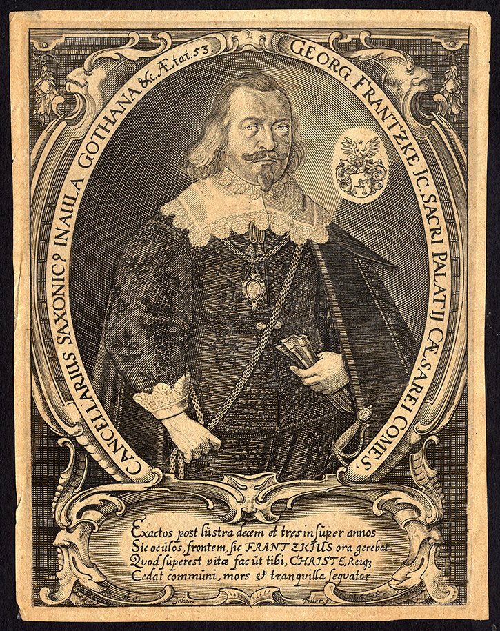 Mp2323 416x525 Antique Print-GEORG VON FRANTZKE-JURIST-PORTRAIT-Johann Durr-1648