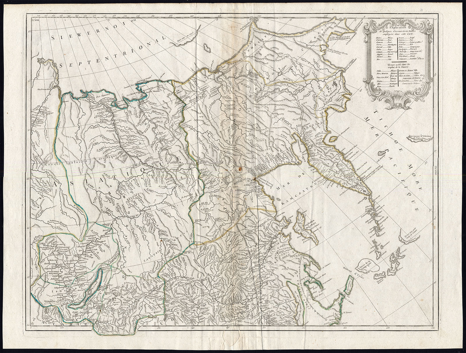 , 2 Antique Maps-RUSSIAN EMPIRE-EUROPE-ASIA-Vaugondy-Delamarche-1793, Pictura Antique Prints