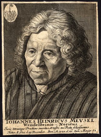 Antique Print-PORTRAIT JOHANNES MEUSEL-LAWYER-POET-Anonymous-