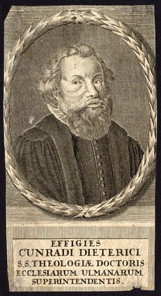 Antique Print-CONRAD DIETERICH-THEOLOGIAN-PROFESSOR-Anonymous-ca. 1700