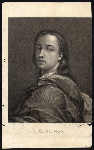 Antique Print-ANTON RAPHAEL MENGS-PORTRAIT-PAINTER-Muller-ca. 1825