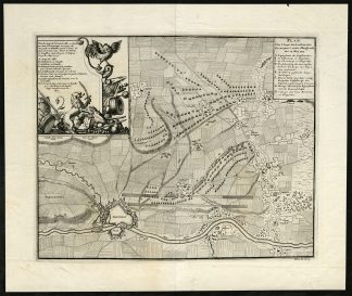 Antique Print-ARMY-CAMP-MAASTRICHT-COUNT OF OUWEKERK-Van Call-Mosburger-1729