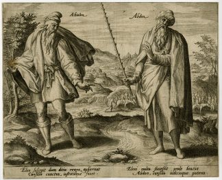 Antique Print-RELIGION-AHIALON-ABDON-Snellink-1578