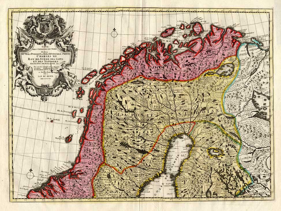 Ebm0576 416x313 2 Antique Maps-SWEDEN-NORWAY-FINLAND-Elwe-1792