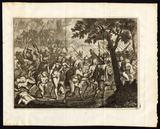 Antique Print-PERU-PEDRO DE LA GASCA MARCH-TORTURE OF INCA'S-Pl. 18-vd Aa-1707