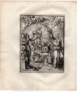 Antique Print-PREDESTINATION-FATE-HYROGLYPHIC-SYMBOL-de Hooghe-1735